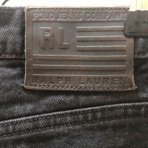 NWOT Ralph Lauren Classic Fit Black Jeans 100% Denim